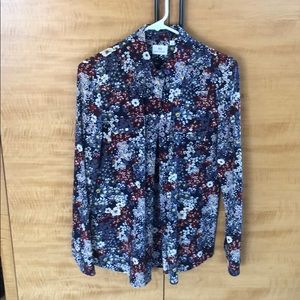 AG button down silk